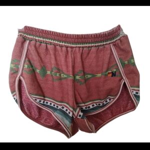 Aviator Nation Soft Sweat Shorts  Cotton Waist Drawstring Size S